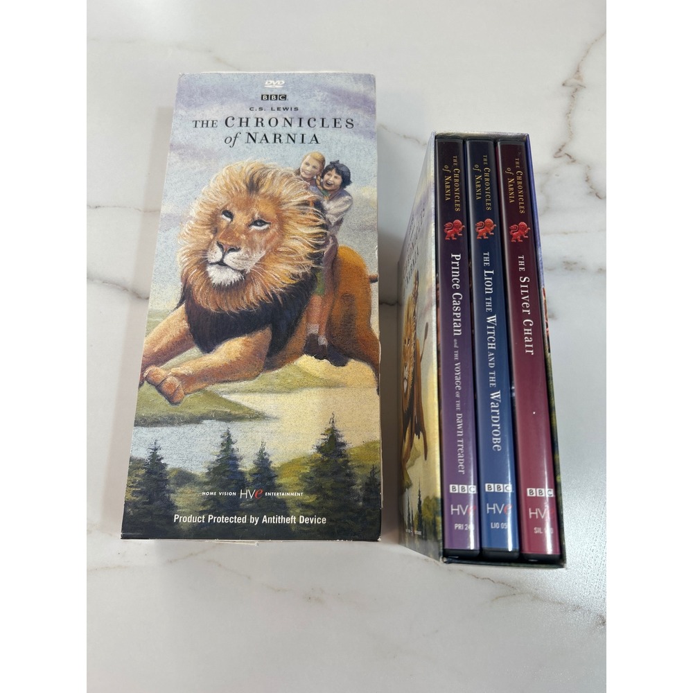 BBC The Chronicles of Narnia 3-DVD Box Set C.S. Lewis Home Vision Entertainment